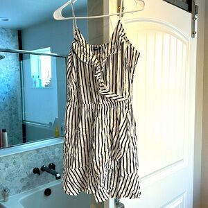 Navy stripe sundress